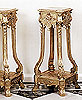 Régence style gilt wood torchères